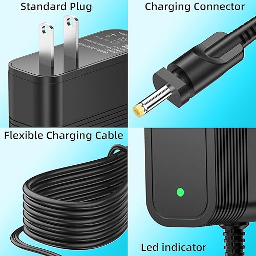 Miniatura 6 de Cargador para Shark UltraCyclone Pet Pro Plus CH950 CH951 CH955 CH963AMZ CH964AMZ Aspirador de mano inalámbrico DK12-133075A-U ZD012S133075USD Cable