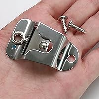 Vista 4 de 2 soportes para micrófono, clip resistente para colgar micrófono con tornillos para micrófono de mano GM300 GM3188 GM338 TM271A TM481A y más