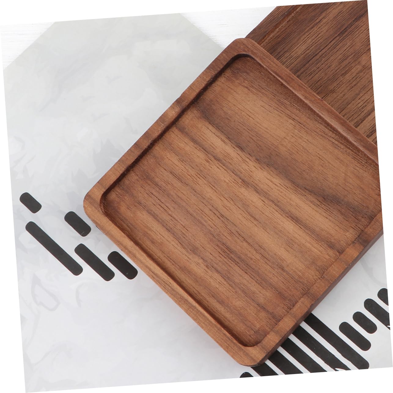Gatuida 4 Posavasos de Madera Sintética Protectores y Multifuncionales Resistentes al Calor para Tazas y Bebidas Ideales para Restaurantes y Navidad