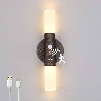 Buy Dhanuom White Motion Sensor Light Indoor USB Rechargeable Operated Led Motion Sensor