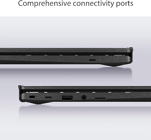 Miniatura 7 de ASUS Laptop Chromebook CM14, pantalla antirreflejos HD de 14 pulgadas (1366 x 768), MediaTek Kompanio 520, 4 GB de RAM, 64 GB eMMC, ChromeOS, gris,