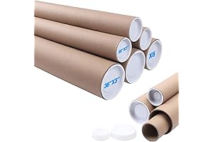 Aromeili Poster Mailer Tube 6 Pack 3x36-Inch & 2x30-Inch