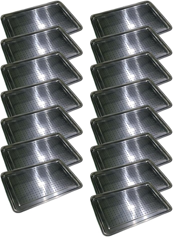 Generic Perforated Stainless Steel Sheet Large, 24""x16"", 15 Pack, Professional Surgical Dental Jewelry