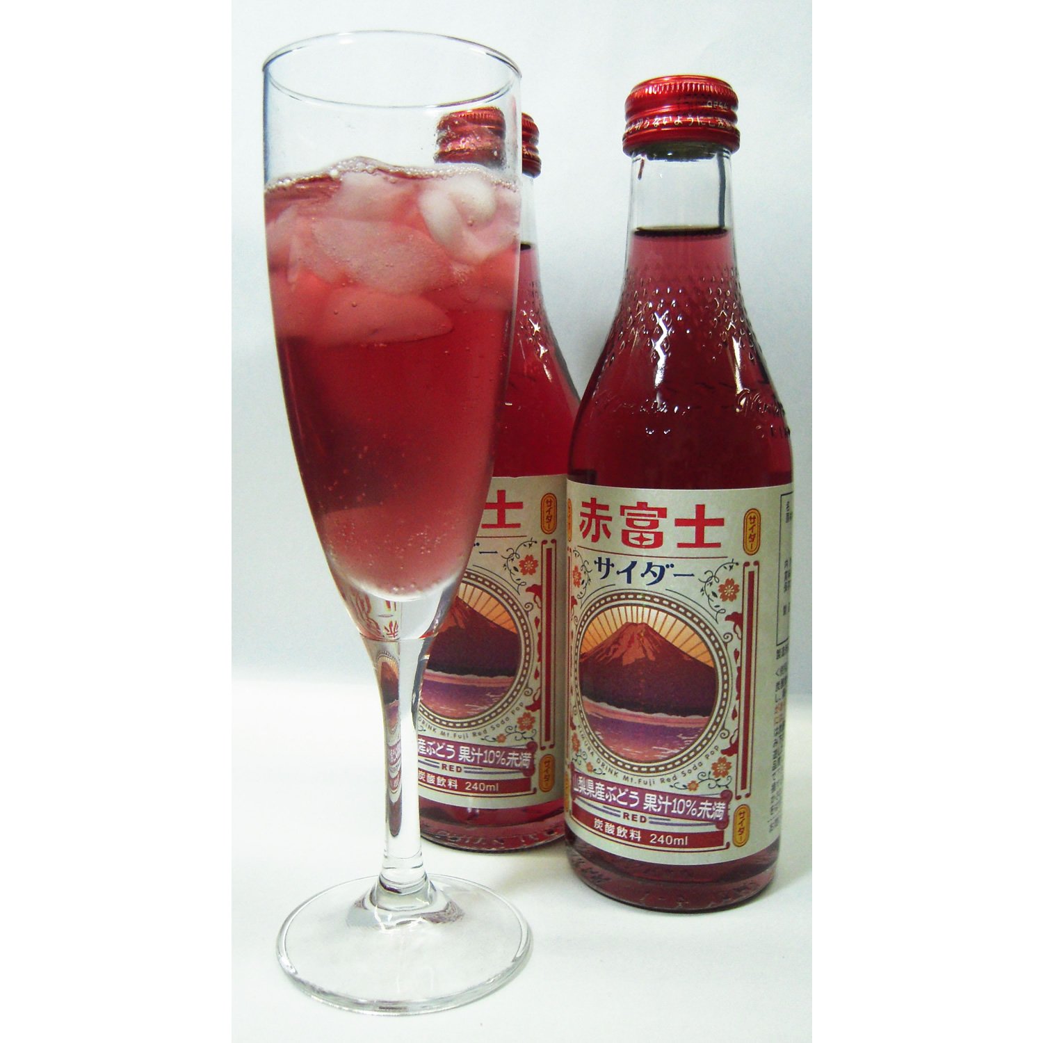 Amazon.co.jp: 木村飲料 赤富士サイダー 240ml×20本 : 食品