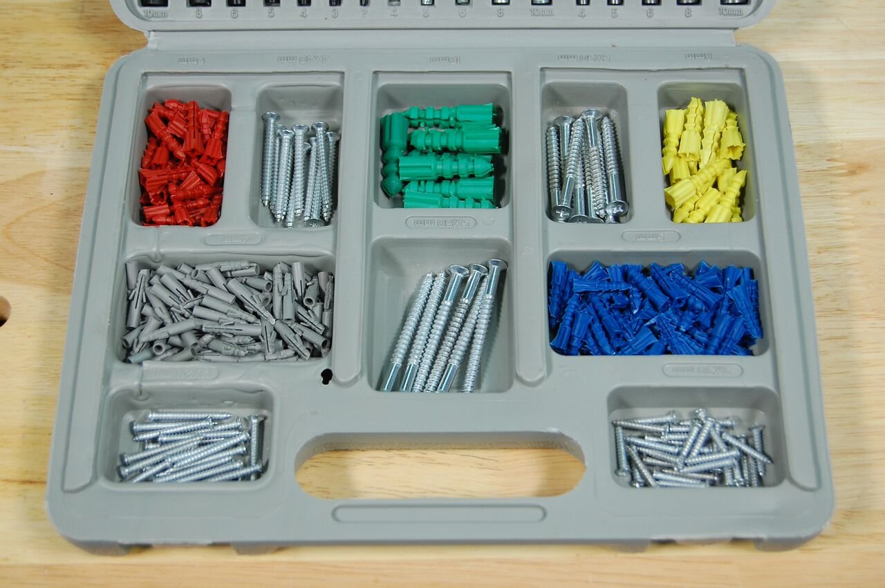 Official Rotorazer Professional 301-piece Contractor's Drill Bit Set for Bits, Screws and Parts for Screwdrivers, Saws, Drills, Wood, Walls, Metal and Plastic AS SEEN ON TV