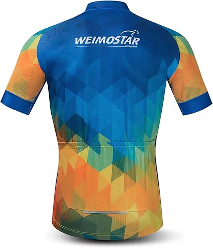 Vista 10 de Hotlion Verano Ciclismo Jersey Hombres Mountain Bike Jersey Secado rápido Bicicleta Camisa Manga Corta Ciclismo Ropa