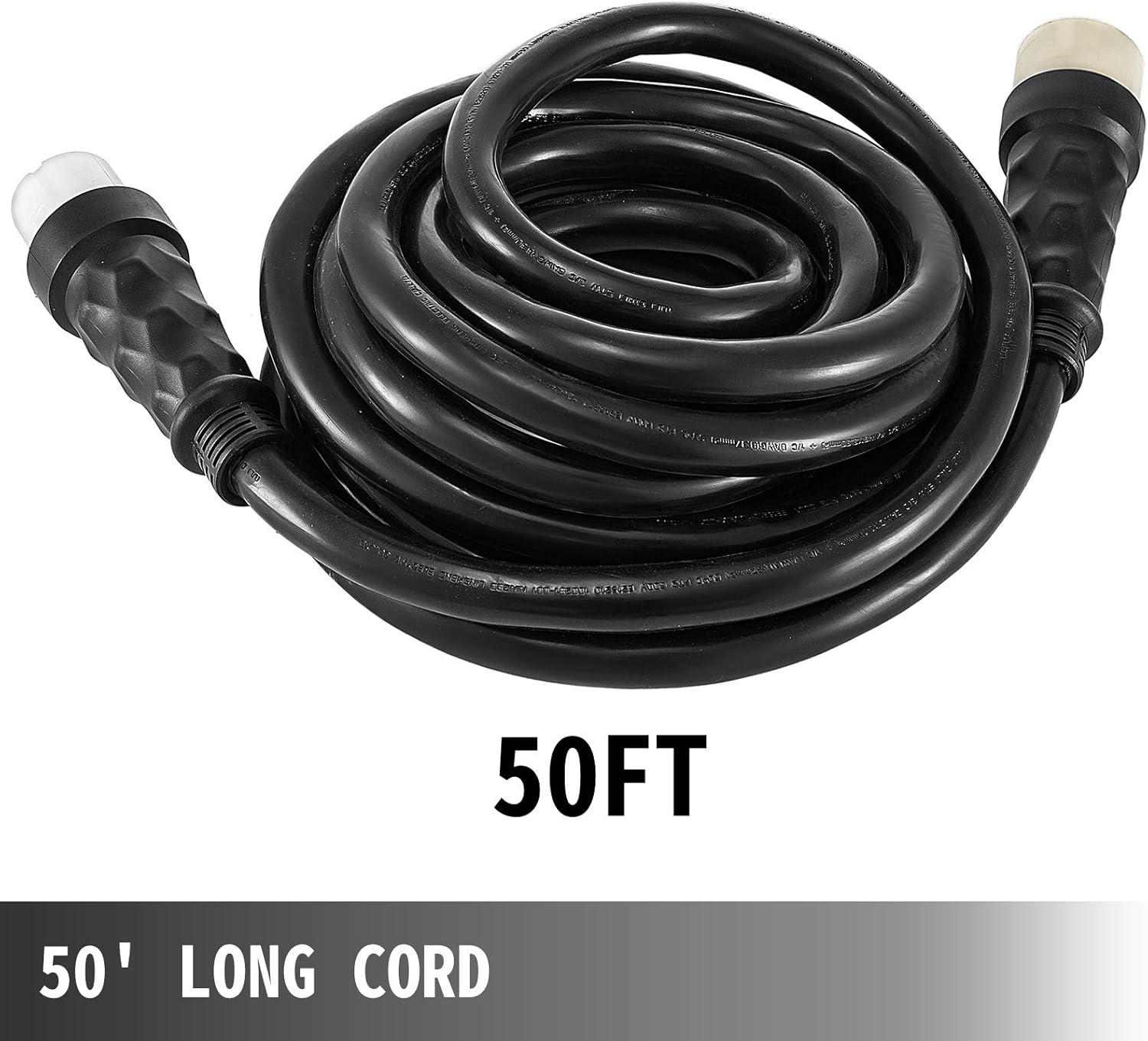 Best Deal 🛒 Mophorn 50Ft 50A Generator Extension Cord STW 6/3 + 8/1 AWG 100% Copper Generator Power Cord NEMA SS2-50P/CS6364 Power Assemblies 125/250VAC Twist to Lock Plug Thermoplastic Constructed Jacket, Black 70% Off Discount Mophorn 50Ft 50A Generator Extension Cord STW 6/3 + 8/1 AWG 100% Copper Generator Power Cord NEMA SS2-50P/CS6364 Power Assemblies 125/250VAC Twist to Lock Plug Thermoplastic Constructed Jacket, Black