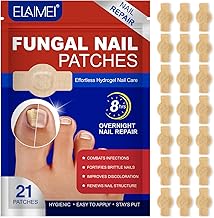 Fungal Nail Patches 21PCS, Toenail Fungus Treatment Extra Strength, Toe Fungus Treatment for Toenail, Nail Repair for Damaged Nails, Overnight Renewal for Men and Women