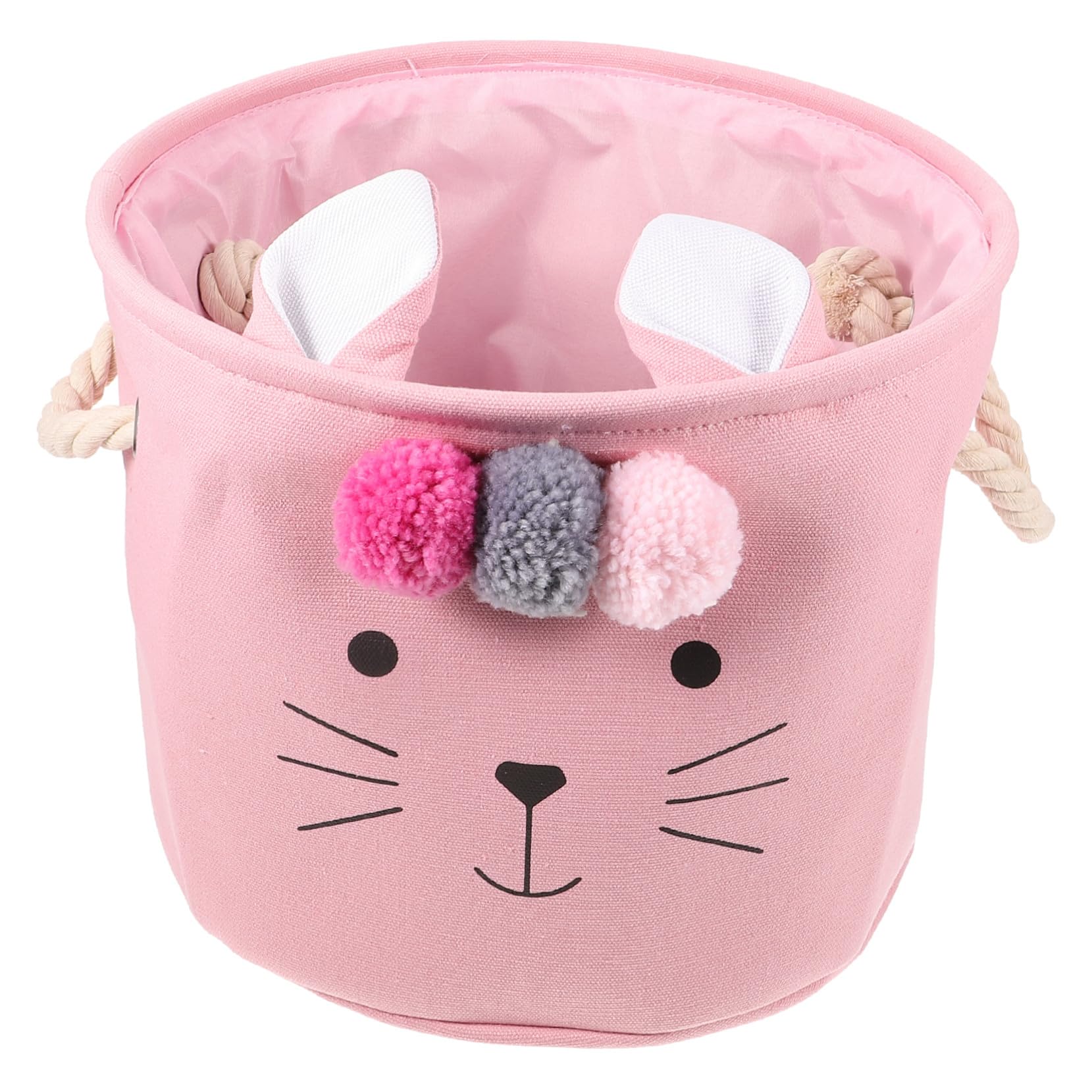 Cesto para ropa sucia DOITOOL de fácil limpieza que elimina las manchas y el desorden rosa