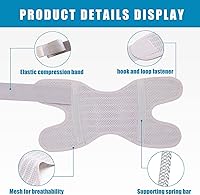 Vista 5 de Galvaran Rodillera con estabilizadores laterales para aliviar el desgarro de menisco, dolor de rodilla, artritis ACL MCL, alivio del dolor