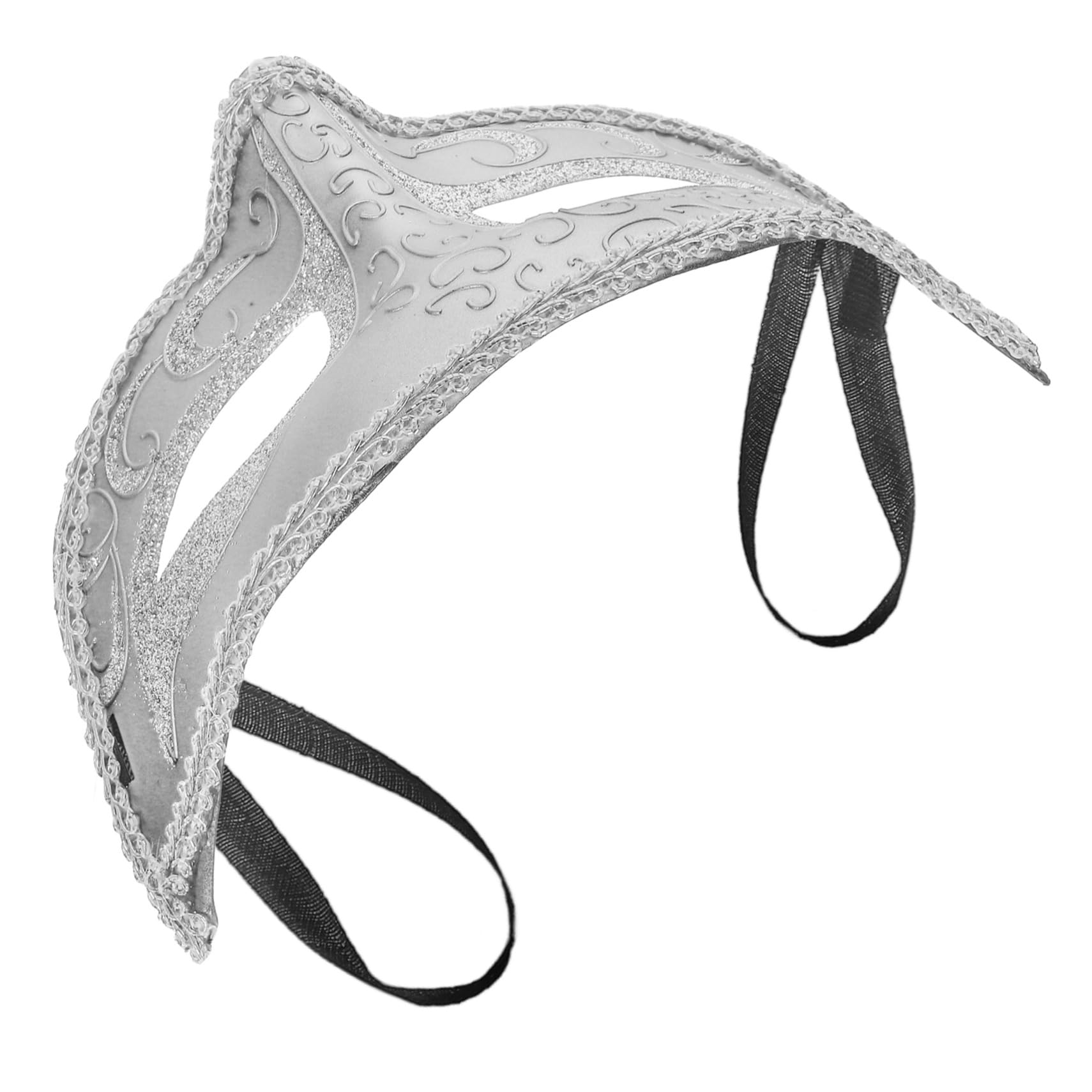 KOMBIUDA Decorative Lace Half Face Mask for Women Elegant Masquerade Party Accessory Halloween Costume Prop Unique Design for Role-playing and Decoration