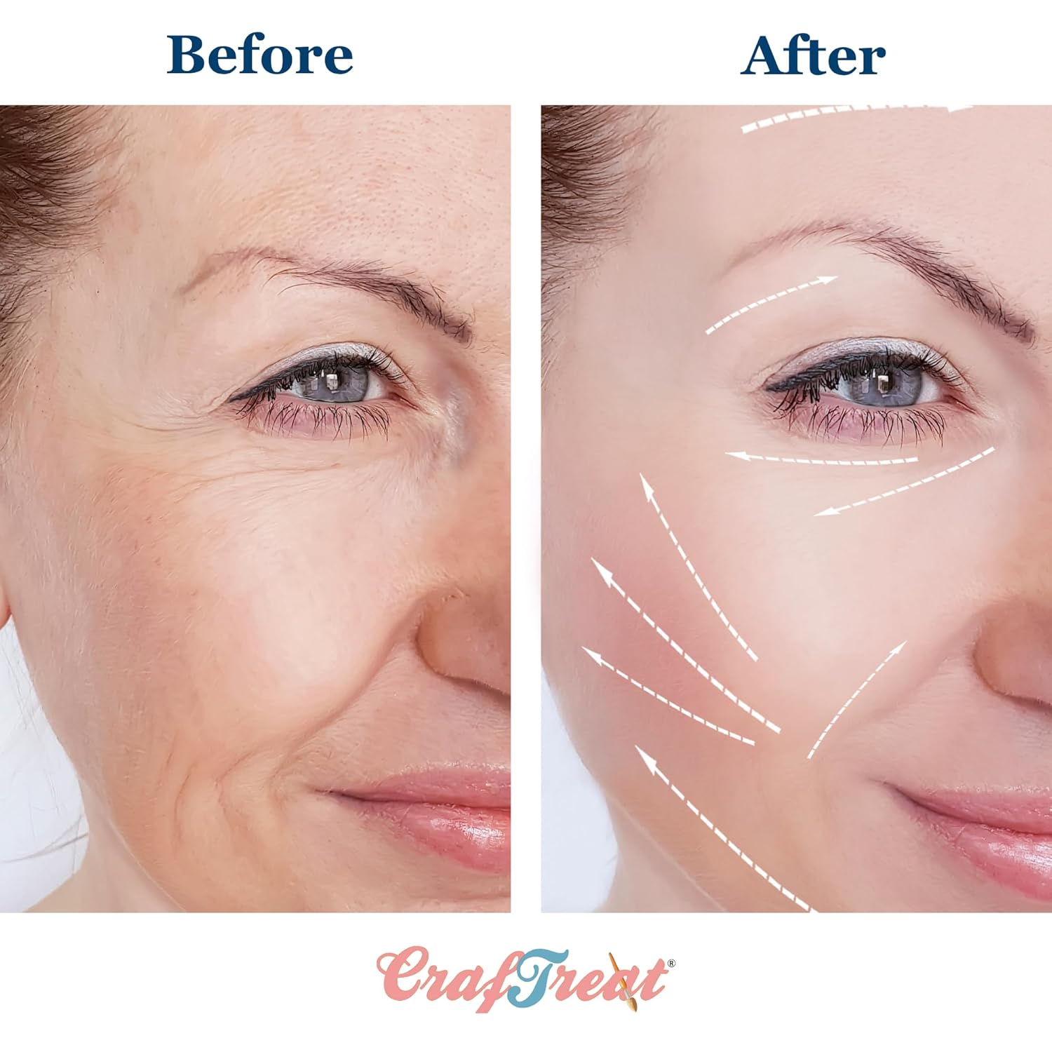 CrafTreat Ice Roller for Face, Eyes & Neck – Reusable Silicone Ice Mold for De-Puffing, Skin Care & Facial Massage (Pink) - Image 5