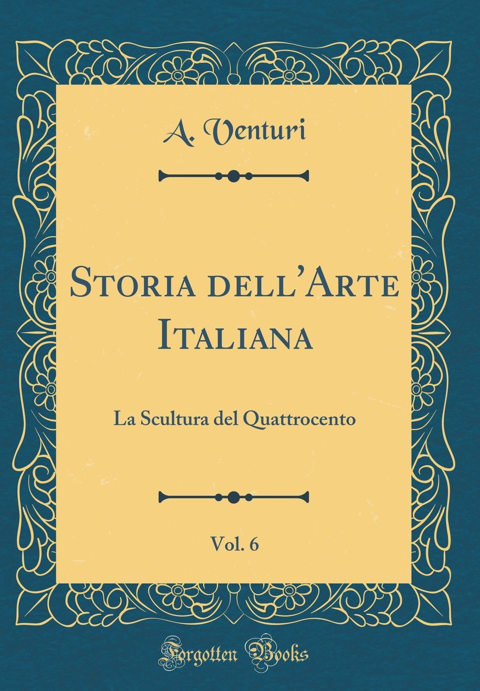 La Scultura del Quattrocento Vol 6 Storia dell'Arte Italiana livre d'art de collection