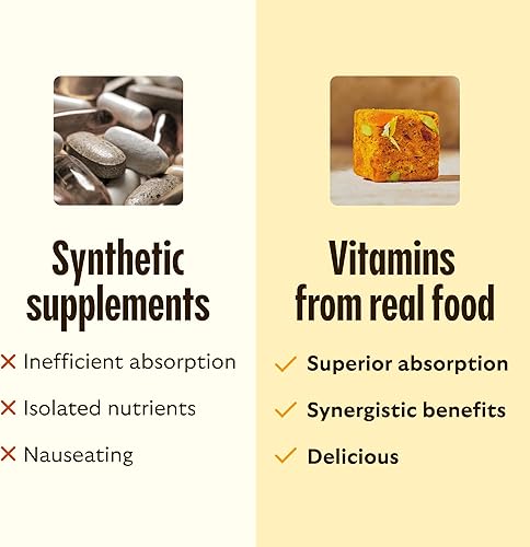 Miniatura 7 de GEM Daily Bite para mujeres y hombres, con más de 20 vitaminas, minerales y superalimentos como zinc, vitamina D, complejo B, K, cúrcuma, fibra y