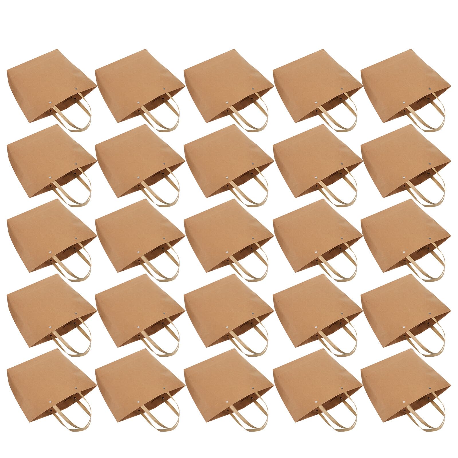 Sac papier kraft avec poignées SHINEOFI x25 pour fleurs, bouquets et fêtes