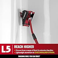 Vista 7 de Caja aplicadora de esquina de 8 pulgadas + acabador de esquina de 3 pulgadas + mango extensible de 43 a 72 pulgadas - LEVEL5 Grado profesional