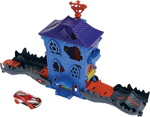 Miniatura 1 de Hot Wheels Croc Mansion Attack set de juego Multi GJK91
