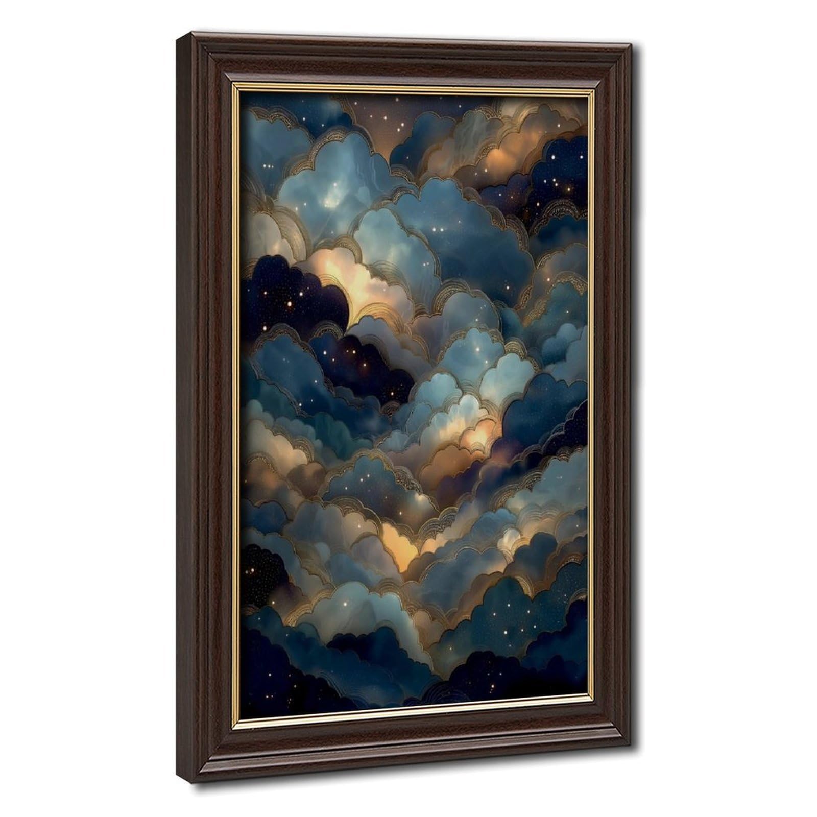 Bareronor Celestial Cloud Poster Canvas Poster Bedroom Decor Landscape Office Room Decor Gift 20" L X 30" W