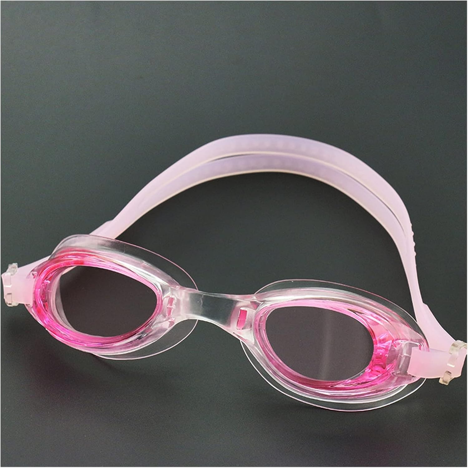 プロの子供の反霧の水泳メガネ眼鏡紫外線色レンズダイビング水泳ゴーグル Color 大人気 Pink