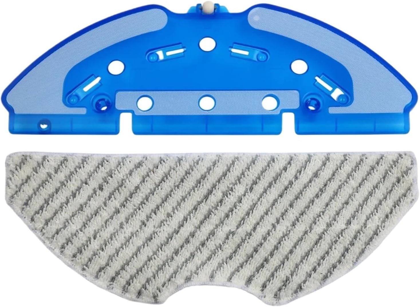 Vacuum Cleaner Mop Cloth Holder with Mop Cloths，Compatible for RV10，RV30 Plus Robot Vacuum Cleaner Replacement