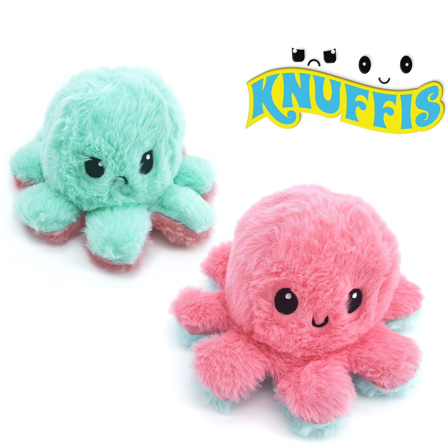 Octopus Plüschtier – Süßes Tintenfisch-Kissen In 6 Farben, 23 Cm Oder 40 Cm, Kuscheliges Spielzeug & Deko Für Kinder & Erwachsene