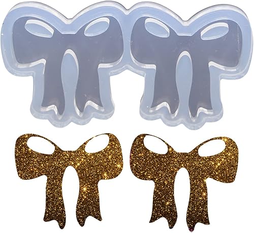 Angel Wings Molde de silicona transparente para arco de resina UV, resina epoxi, manualidades, joyería, dijes, caramelo de chocolate, para