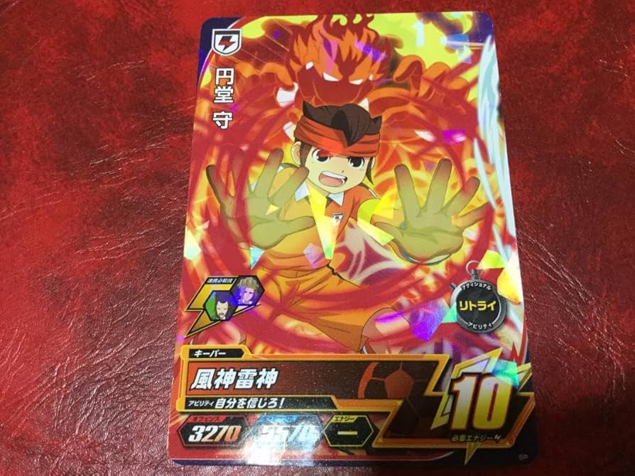 新品未開封　イナズマイレブン　トレーディングカード イナズマイレブン グッズ イナイレ TCG カード 円堂 円堂守 SR R