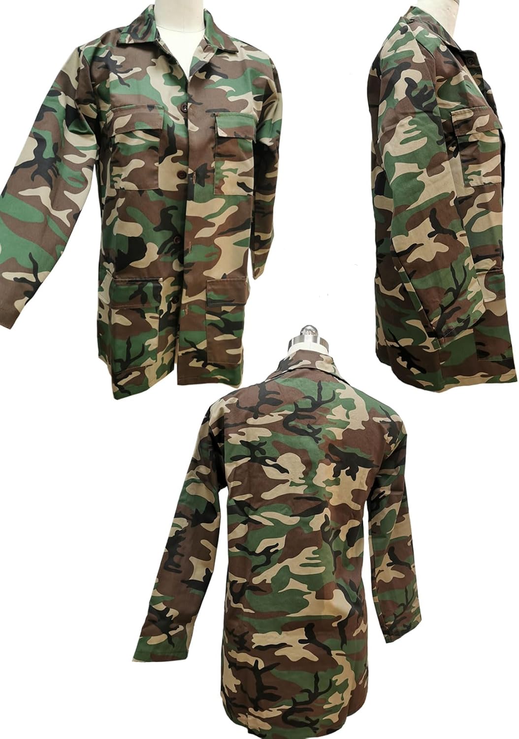 Naliha Women Casual Camouflage Jacket Military Anorak Long Sleeve Coat Outfit - Image 6