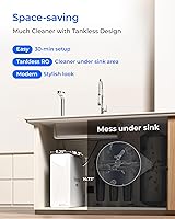 Vista 9 de [ Dual Flow ] Waterdrop X12-PRO 1200 GPD Reverse Osmosis Water Filter, Alkaline Mineral pH+, NSF/ANSI 58&372 Certified, Tankless Reverse Osmosis