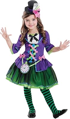 AMSCAN Costume da Ragazza Dark Dark Matto per Bambini