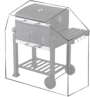 GRASEKAMP Qualité Depuis 1972 64246 Housse de Protection pour Barbecue Tepro Toronto XXL Blanc 150 x 70 x 108 cm