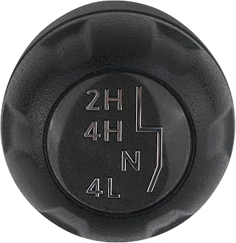 APPERFiT Transfer Case Shift Shifter Knob for Automatic/Manual Transmission Black Trim Compatible with Jeep Wrangler JK 4WD 2011 2012 2013 2014 2015 2016 2017 2018