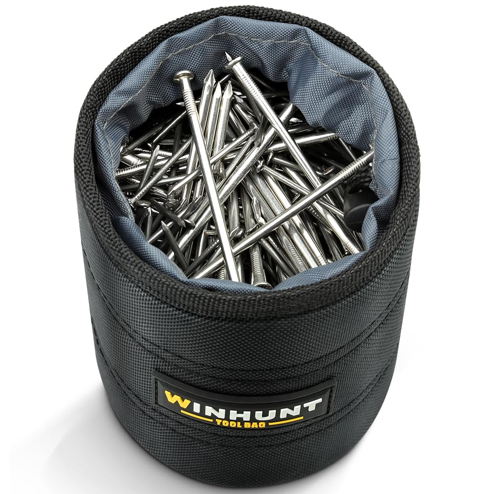 WINHUNT Custodia per attrezzi, viti e chiodi, ispessita per resistenza all'usura, ideale per utensili industriali, borsa portaoggetti