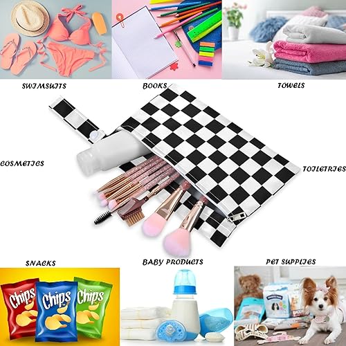 Miniatura 10 de visesunny Abstract Octopus Hipster - 2 bolsas húmedas con bolsillos con cremallera, lavable, reutilizable, espaciosa, bolsa de pañales para viajes,