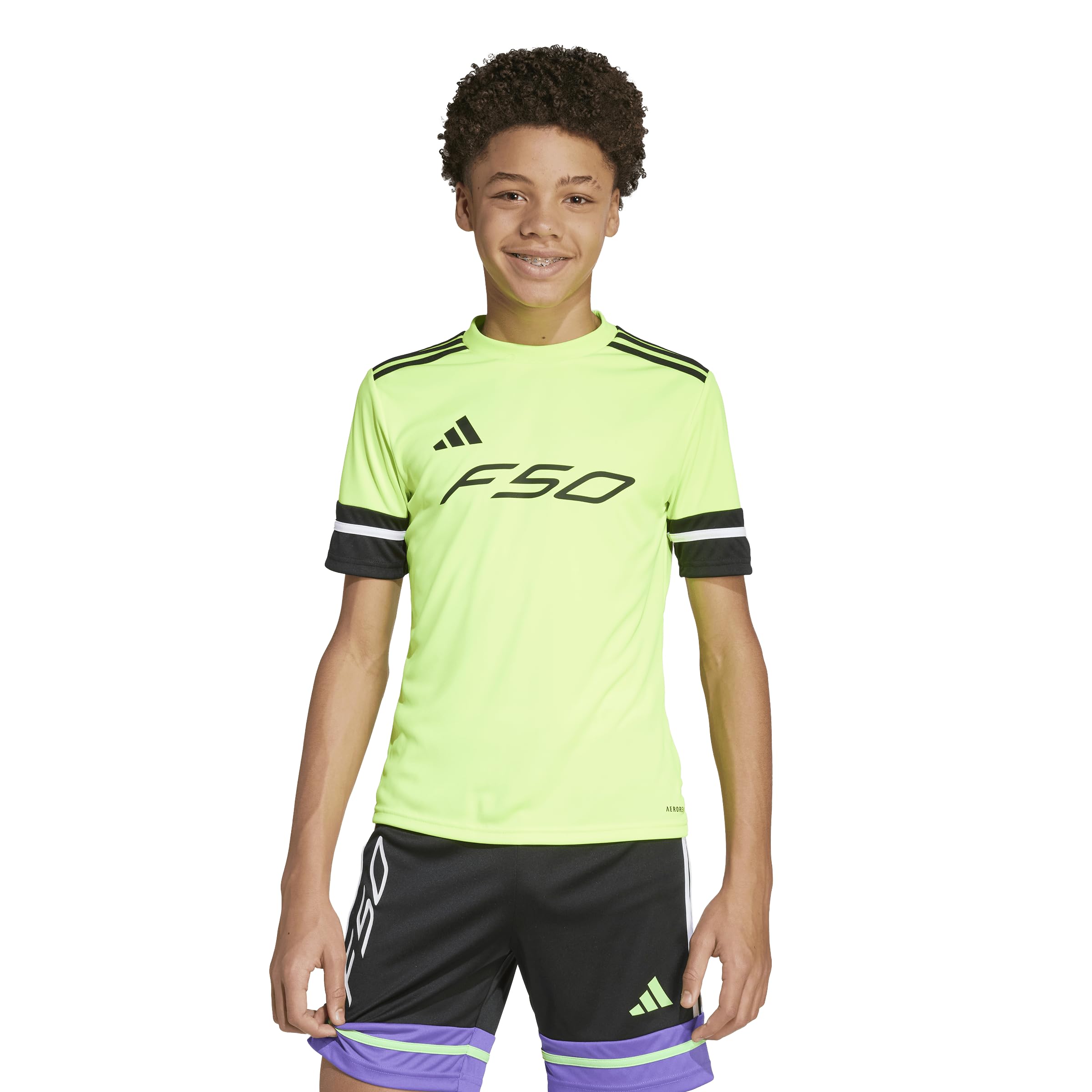 adidas Unisex niños F50 Jersey Short Sleeve Kids
