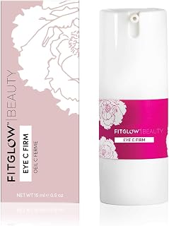 Fitglow Beauty - Natural Eye C Firm Gentle Eye Cream | Vegan, Woman-Owned Clean Beauty (0.5 oz | 15 ml)