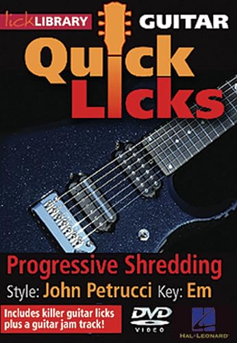 Progressive Shredding - Quick Licks: Style: John Petrucci; Key: Em