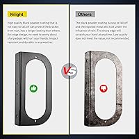 Vista 6 de Nilight 15 centímetros de luz trasera ovalada para remolque con ojales de montaje empotrado, enchufes con soportes de montaje 2 unidades, luces