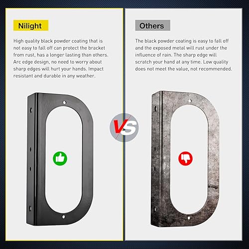 Vista 161 de Nilight Kit de 2 luces traseras para remolque, 40 LED, luces de marcha atrás, luces de marcha atrás, impermeables, para camiones de 10-30 V, RV, 2