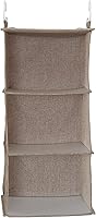 Vista 30 de Household Essentials Organizador colgante de mezcla de algodón con 3 estantes de almacenamiento, mezclilla