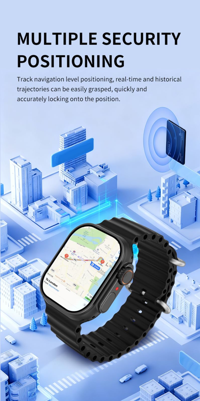 Montre intelligente 4G avec emplacement pour carte SIM, montre connectée autonome avec écran HD de 5,59 cm, caméra rotative à 190° pour les appels vidéo, appels Wi-Fi, reconnaissance - blanc