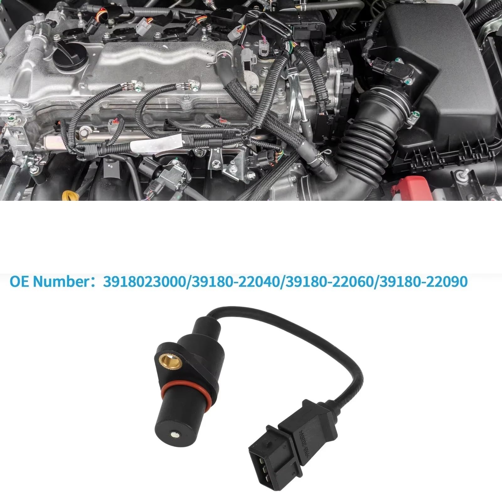 Capteur PMH Compatible Avec Hyundai Pour Tiburon Base 2.0 1997 1998 1999 2000 2001, Accessoires De Voiture, Capteur De Position Du Vilebrequin 39180-23000 39180-22090