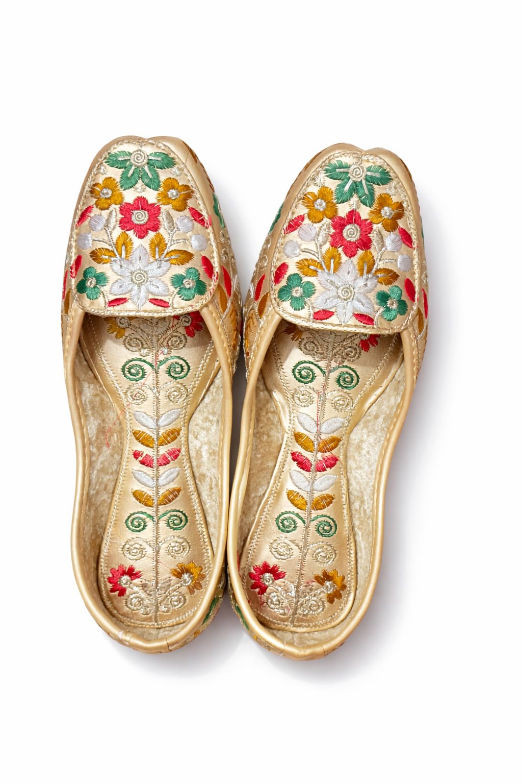 Pransh Collections Fancy Juti for Women Ladies Jutti for Women Stylish with Floral Embroidery | Ethnic Juttis for Women-picture-10