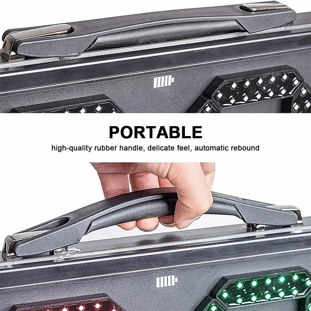 Tarjeta de reemplazo electrónica LED de Doble Cara, Placa de Intercambio portátil for árbitros de fútbol, ​​fácil de Usar