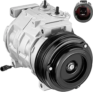 BDFHYK 98339 Air Conditioning A/C Compressor with Clutch Compatible with Suzuki Grand Vitara V6 2.5L 2004-2005, XL-7 V6 2.7L 2002-2003, Grand Vitara V6 2.7L 2001