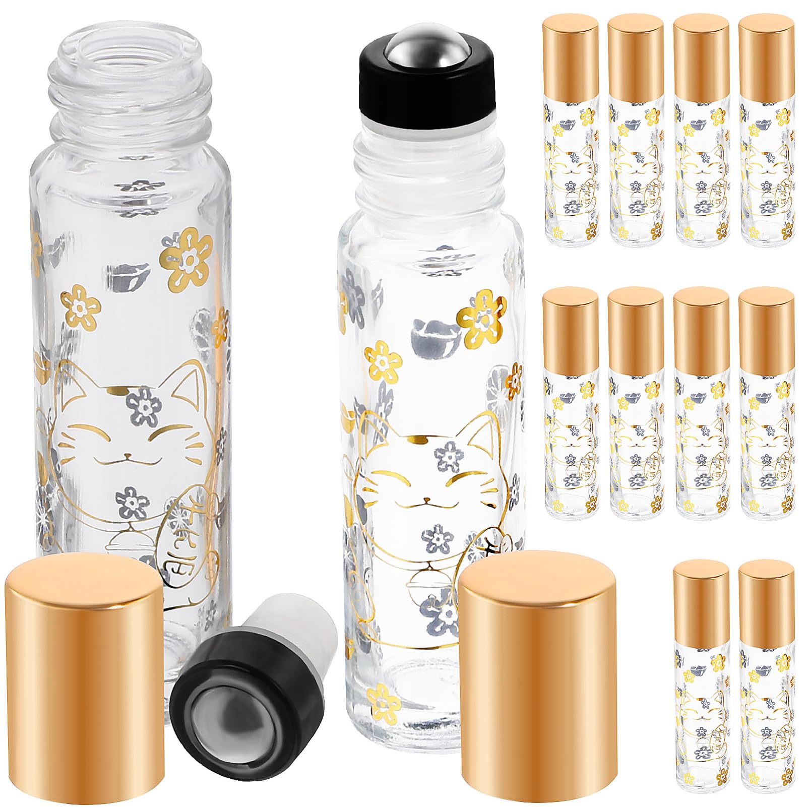 Didiseaon 4 Set Bottiglia A Travel Size Bottles Travel Bottles Bottiglia Da Viaggio Flaconi Per Campioni Di Profumo Idro Contenitori Bottiglie Di Profumo A Bicchiere 12 Pezzi * 4