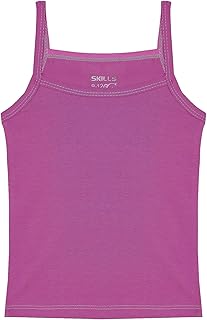 فانلة أساسية بدون أكمام للبنات من سكيلز (عبوة من قطعة واحدة)