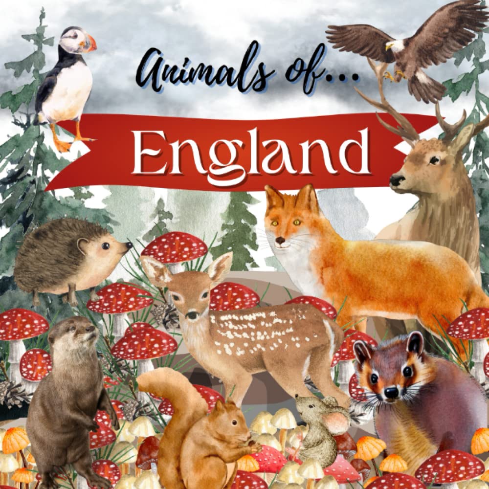 Animals of England - Animals in England, Books for Kids on Animals of England, English Animals, Animals of England Book for Kids, Toddlers, Preschool, ... Books, England (Animals of the World Series)