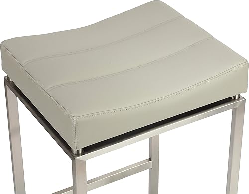 Miniatura 18 de Cortesi Home Isis Taburete de altura de encimera, 27" de alto, negro Negro -,gris,Rojo -