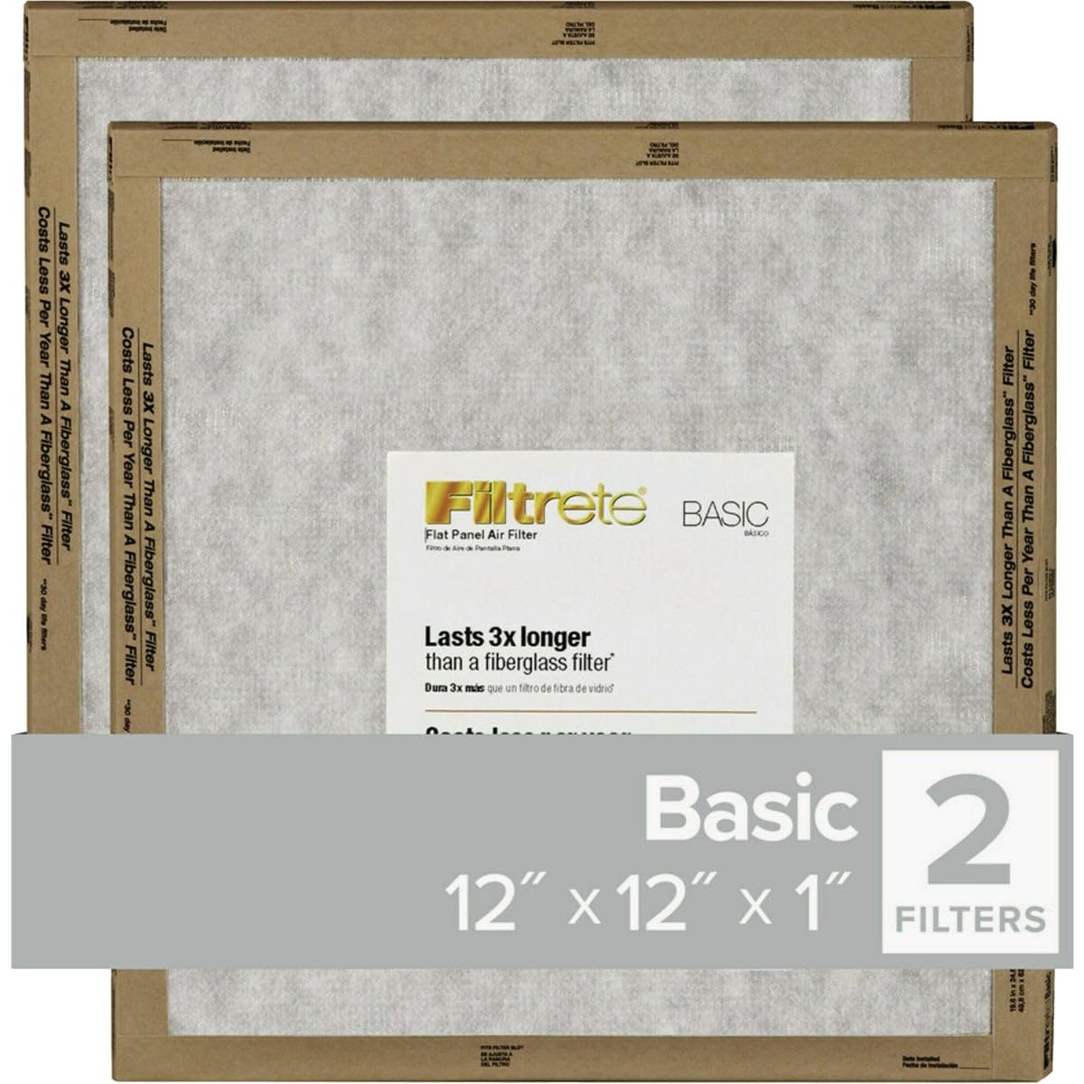 FLTR FLT PNL 12X12X1"2PK